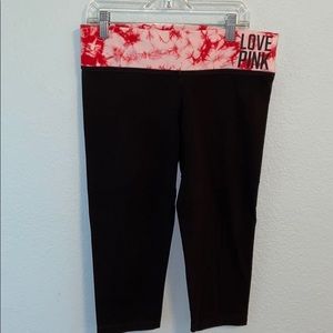 PINK red tye dye yogas
